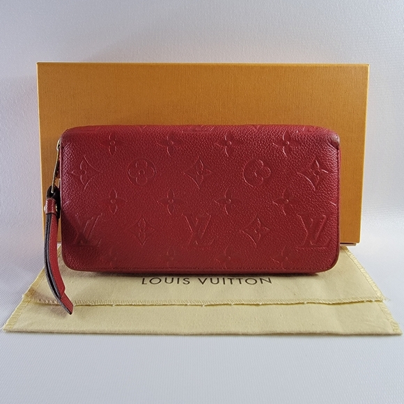 LOUIS VUITTON Monogram Empreinte Leather Zippy Long Wallet - Picture 2 of 10